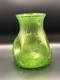Loetz Creta Rusticana Art Nouveau Iridescent Green Vase