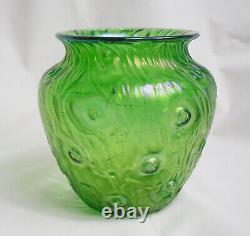 Loetz Crete Rusticana Art Nouveau glass vase