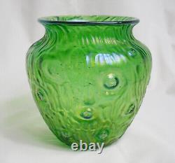 Loetz Crete Rusticana Art Nouveau glass vase