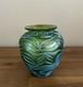 Loetz Formosa Crete Art Glass Cabinet Vase Iridescent Blown Glass Art Nouveau