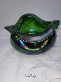 Loetz Glass Iridescent Bowl