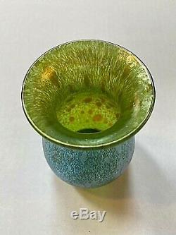 Loetz Iridescent Green Vase Phanomen Gre 1/473 Variant Decor