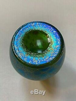 Loetz Iridescent Green Vase Phanomen Gre 1/473 Variant Decor