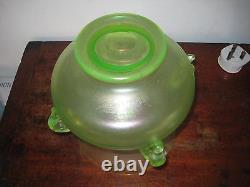 Loetz Large Glass Vase Hand Blown Art Nouveau