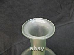 Loetz Olympia Glass Vase Bohemian Uranium Glass c. 1896 Christopher Dresser Lotz