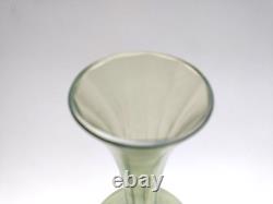 Loetz Olympia Iridescent Ribbed Glass Vase Bohemian 1896 Lotz Jugendstil Glas