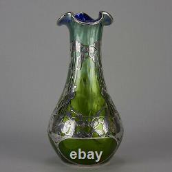 Loetz Titania Genre 2534 Silvered Art Nouveau Vase circa 1905