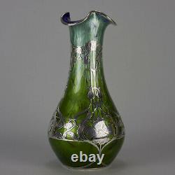 Loetz Titania Genre 2534 Silvered Art Nouveau Vase circa 1905