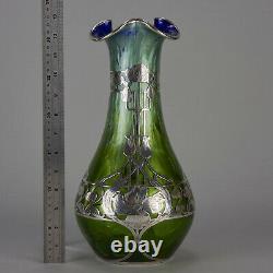 Loetz Titania Genre 2534 Silvered Art Nouveau Vase circa 1905