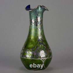 Loetz Titania Genre 2534 Silvered Art Nouveau Vase circa 1905