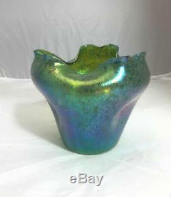 Loetz, Tre-foil Flower Form Vase