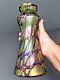 Loetz Vase Art Glass Iridescent Kralik Pallme Konig Rindskopf Bohemian 9 1/2
