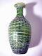 Loetz Vase Green Glas Austria Decorative Band Bohemia Um 1900 Height 16.5 Cm