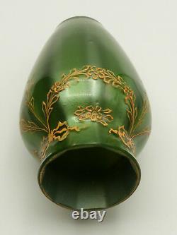 Loetz construction Vase Jugendstil Art Nouveau c. 1910 Art Glass Bohemia