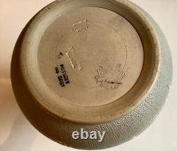 Lovatt Langley Mill Ware Green Textured Vase Osbourne Ware 1915 Art Nouveau