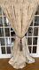 Lovely Bespoke Art Nouveau/ Rennie Mackintosh Inspired Huge Single/door Curtain