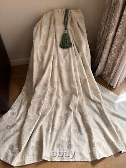 Lovely Bespoke Art Nouveau/ Rennie Mackintosh Inspired Huge Single/door Curtain
