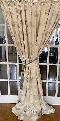 Lovely Bespoke Art Nouveau/ Rennie Mackintosh Inspired Huge Single/door Curtain