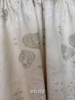 Lovely Bespoke Art Nouveau/ Rennie Mackintosh Inspired Huge Single/door Curtain