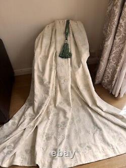 Lovely Bespoke Art Nouveau/ Rennie Mackintosh Inspired Huge Single/door Curtain
