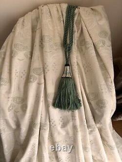 Lovely Bespoke Art Nouveau/ Rennie Mackintosh Inspired Huge Single/door Curtain