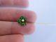 Lovely Victorian 14k Gold Diamond Green Enamel Lucky Shamrock Clover Stick Pin