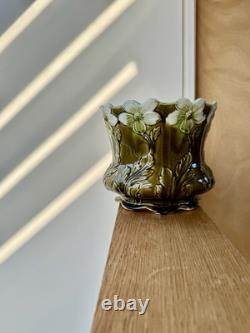 Ludwig Wessel Bonn Jugendstil Majolica Jardiniere no. 967 Art Nouveau Planter