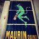 Maurin Quina By Leonetto Cappiello 1906 Original 3 Sheet Huge Poster Green Devil