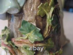 Meissen Art Nouveau Porcelain Figurine Lady Green Dress Ball Player about 15T