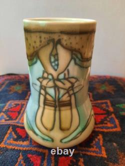 Milton Secessionist Tube Lined Art Nouveau Vase