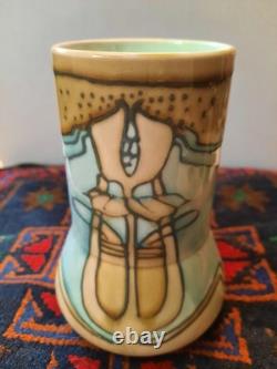 Milton Secessionist Tube Lined Art Nouveau Vase