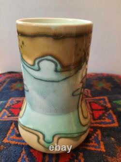 Milton Secessionist Tube Lined Art Nouveau Vase