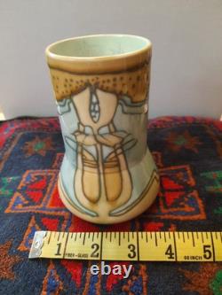 Milton Secessionist Tube Lined Art Nouveau Vase