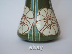 Mintons Secessionist vase waisted cylindrical Art Nouveau unmarked c 1895 1920