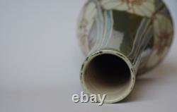 Mintons Secessionist vase waisted cylindrical Art Nouveau unmarked c 1895 1920