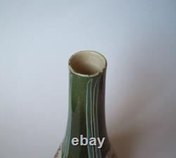 Mintons Secessionist vase waisted cylindrical Art Nouveau unmarked c 1895 1920