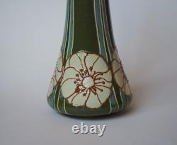 Mintons Secessionist vase waisted cylindrical Art Nouveau unmarked c 1895 1920