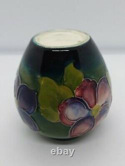 Moorcroft Clematis Green Ground Ginger Jar Small