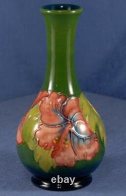 Moorcroft Hibiscus 16cm tall Vase