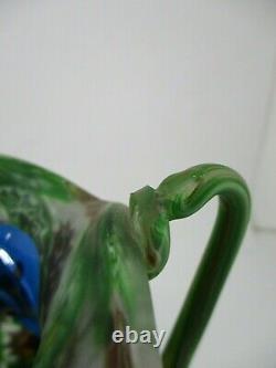 Murano vase Millefiori brothers Toso vase 1940 green Art Deco Art Nouveau