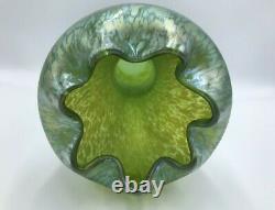 Museum Quality Loetz Creta Papillon Art Nouveau Iridescent Art Glass Vase 12