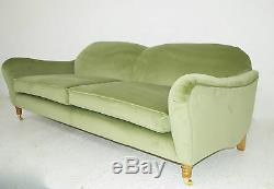 New Hand Built Victorian Style Velvet Sofa