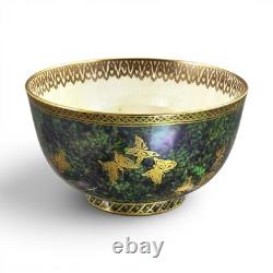 Nouveau Daisy Makeig-Jones Wedgwood Fairyland Lustre green butterfly bowl c. 1920
