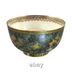 Nouveau Daisy Makeig-Jones Wedgwood Fairyland Lustre green butterfly bowl c. 1920