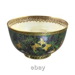 Nouveau Daisy Makeig-Jones Wedgwood Fairyland Lustre green butterfly bowl c. 1920