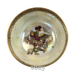 Nouveau Daisy Makeig-Jones Wedgwood Fairyland Lustre green butterfly bowl c. 1920