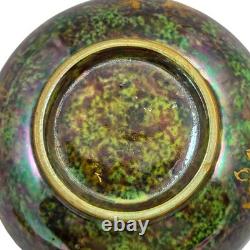 Nouveau Daisy Makeig-Jones Wedgwood Fairyland Lustre green butterfly bowl c. 1920