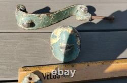 Orig Antique Art Nouveau Heavy Door Knocker, Striking Plate, Keyhole, shabby chic Orig Antique Art Nouveau Heavy Door Knocker, Striking Plate, Keyhole, shabby chic