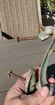 Orig Antique Art Nouveau Heavy Door Knocker, Striking Plate, Keyhole, shabby chic Orig Antique Art Nouveau Heavy Door Knocker, Striking Plate, Keyhole, shabby chic