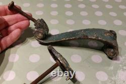 Orig Antique Art Nouveau Heavy Door Knocker, Striking Plate, Keyhole, shabby chic Orig Antique Art Nouveau Heavy Door Knocker, Striking Plate, Keyhole, shabby chic